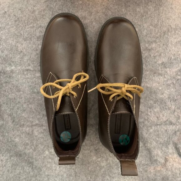 Tommy Hilfiger Men's Lace Up Casual Dress Brown Ankle Boots - Picture 6 of 12